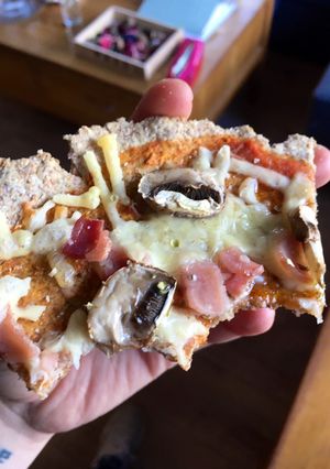 Una foto de Masa pizza con harina integral