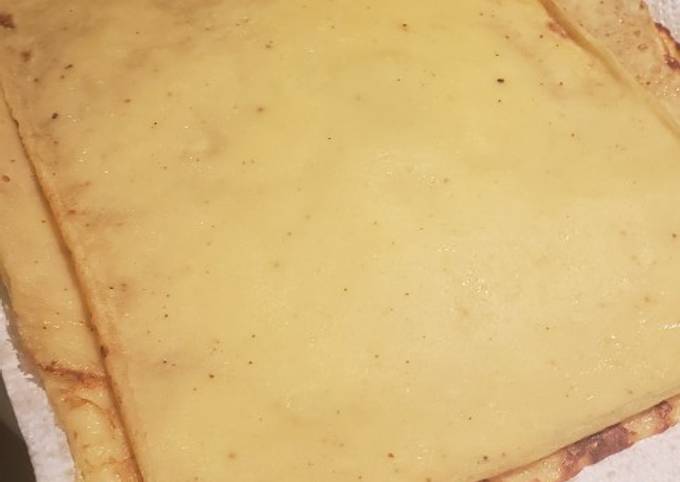 Masa para panqueques o lasagna con cúrcuma Receta de Martín Aráoz- Cookpad
