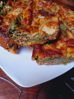 Una foto de Budin de Lechuga y Queso🧀 Fit