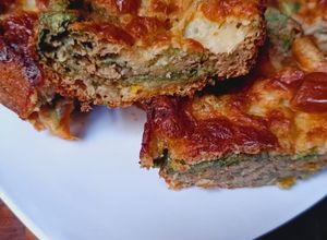 Una foto de Budin de Lechuga y Queso🧀 Fit