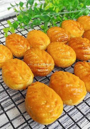 Foto resep Nastar daun (versi kuning telur rebus)