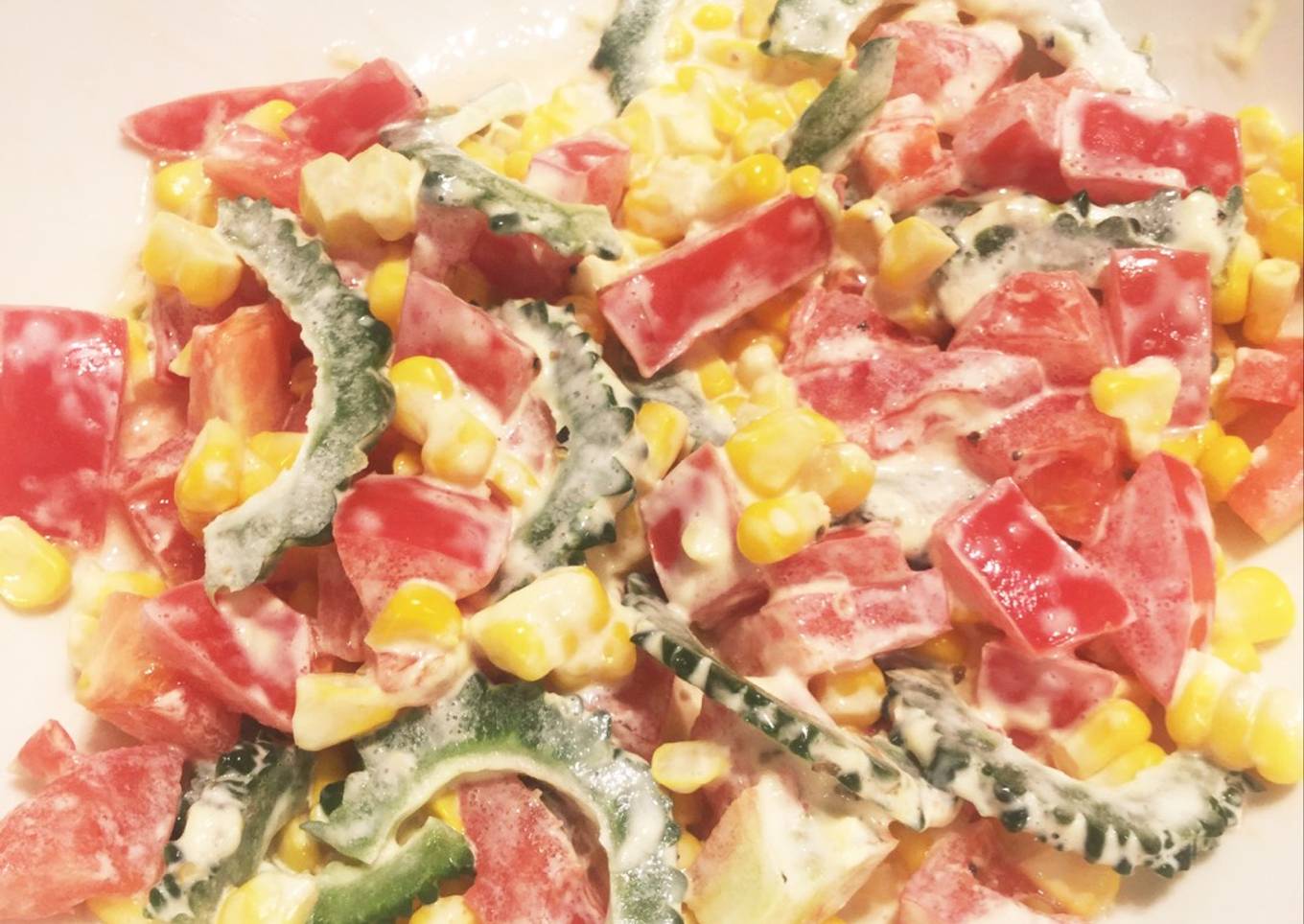 Quick and easy! Goya salad (bitter melon)