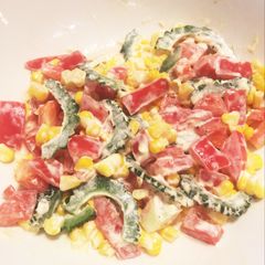 A picture of Quick & Simple! Goya salad (Bitter melon).