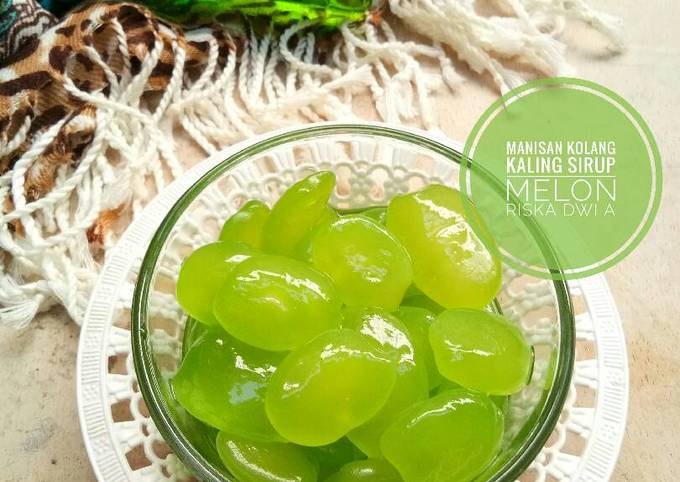 Manisan Kolang Kaling Sirup Melon foto resep utama