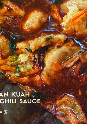 Foto resep Bakwan Kuah with Chili Sauce