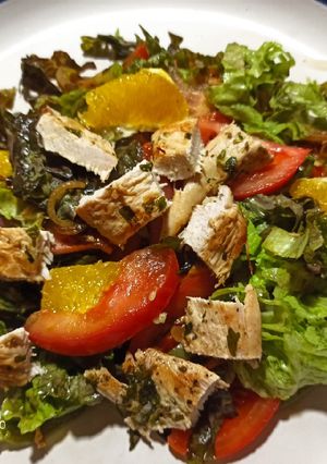 Una foto de Ensalada tibia