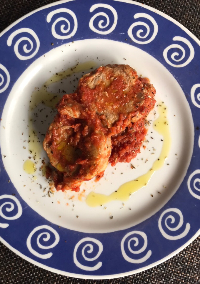 Una foto de Solomillo con tomate