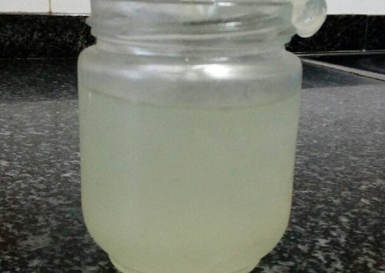 Gelatina de limón y aloe vera