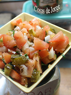 Una foto de Ensalada marroquí de tomate