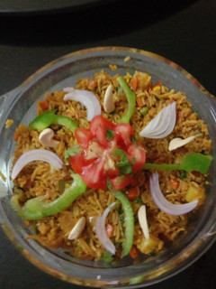 A picture of Tava pulav.