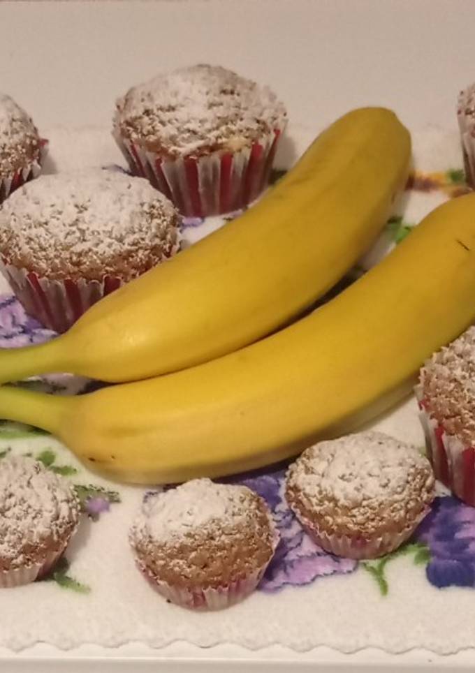 Кекси з бананом