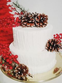 Una foto de Tarta de turrón de Jijona