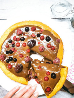 Dutch baby glutén és tejmentesen recept fotója