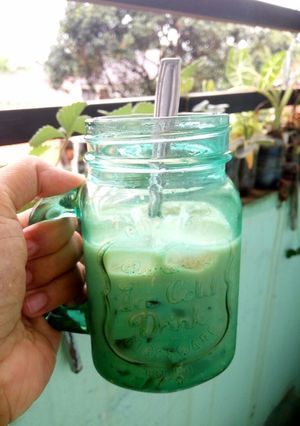 Foto resep Es Jelly Teh Susu