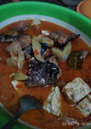 Foto resep 7. Mangut iwak pe timun krei