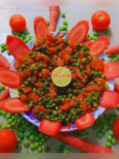 गाजर मटर की सूखी सब्ज़ी(gajar matar ki sukhi sabzi recipe in Hindi) रेसिपी मुख्य फोटो