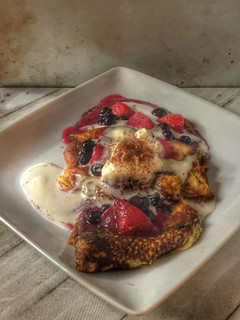 A picture of Keto pancakes.