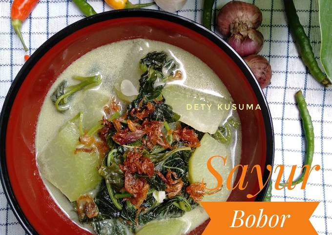 85. Sayur bobor (bayam dan jepan)