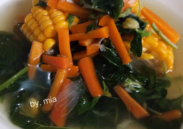 Resep Sayur Bening Dengan Daun Kemangi Oleh Mia Mia Cookpad