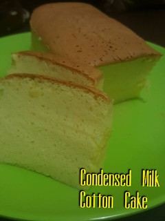 Foto resep Condesed Milk Cotton Cake Hanya 5 bahan