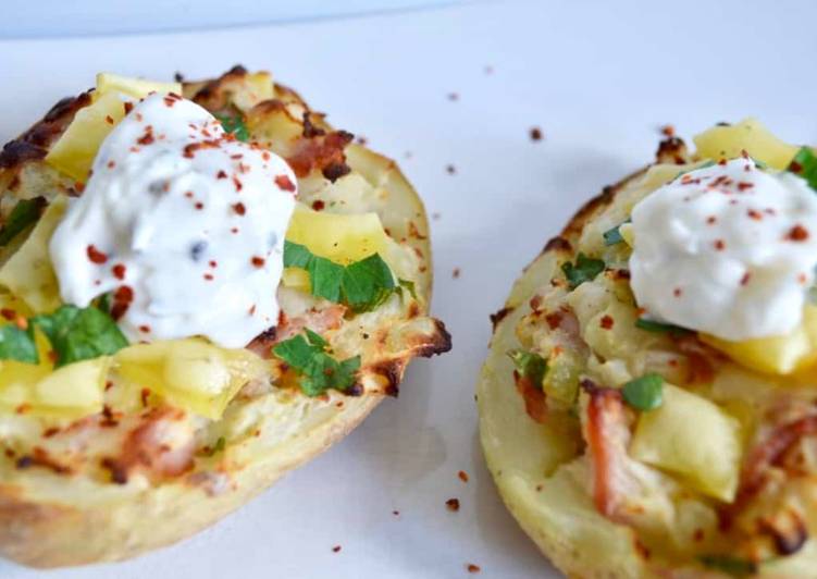 Recipe of Super Quick Homemade Twice Baked Potatoes