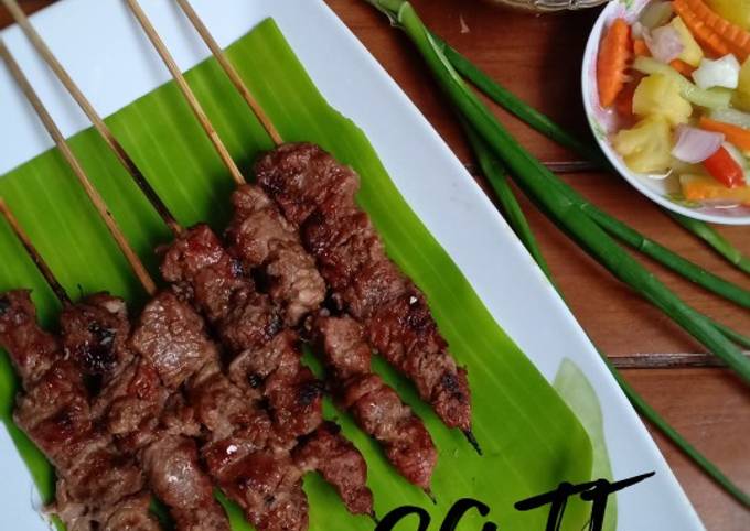 Cara Buat Sate daging sapi Enak Terbaru