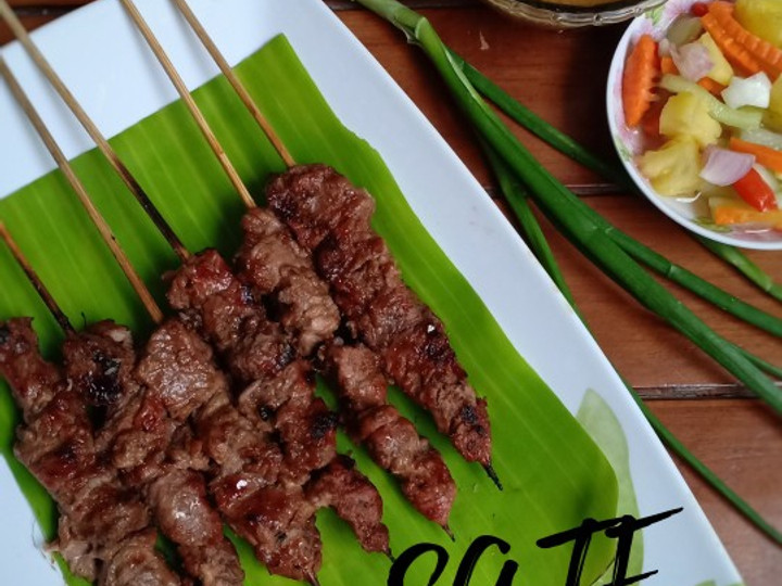 Cara Buat Sate daging sapi Enak Terbaru