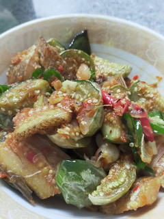 Foto resep Tumis Ikan Asin Jambal Roti Terong
