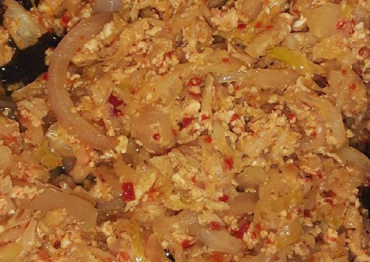 Simple Way to Prepare Super Quick Homemade Cabbage and egg sauce | This is Recipe So Simple You Must Test Now !!