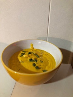 Una foto de Crema de Zapallo