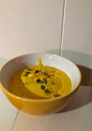 Una foto de Crema de Zapallo