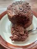 Bizcocho de avena en taza