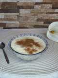 Arroz con leche cremoso