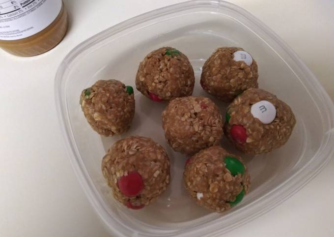 No bake oatmeal balls