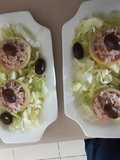 Fondos de alcachofas rellenos con atún