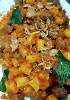 Foto resep Sambal goreng ampela dan kentang