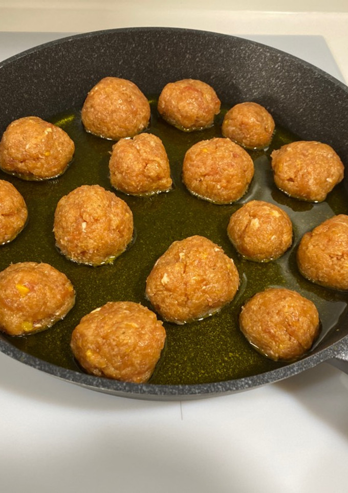 Una foto de Albóndigas de pollo 🐓