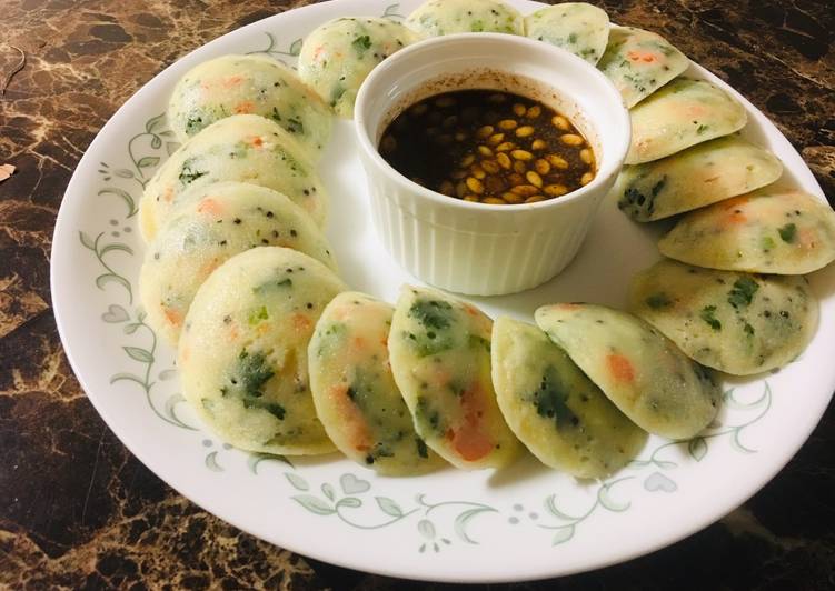 Easiest Way to Prepare Ultimate Soft Spongy Vegetable Idli