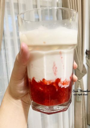 Foto resep Susu Starwberry
