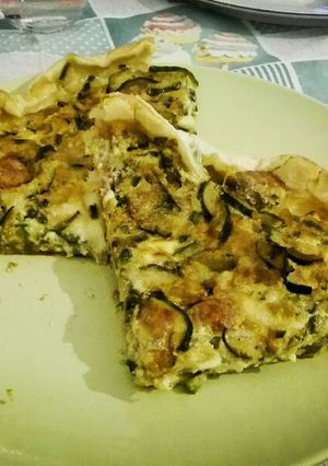 Foto di Torta salata stracchino zucchine e salsiccia #ilboccatv