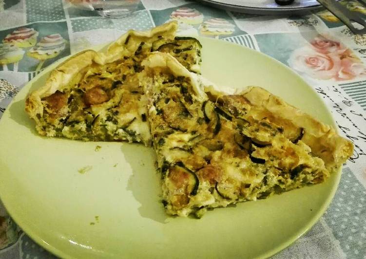 Recetta di Perfect Torta salata stracchino zucchine e salsiccia #ilboccatv