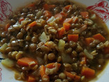 Lentejas con vegetales