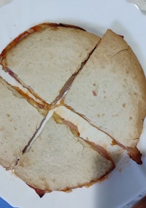 Una foto de Quesadilla de bacon