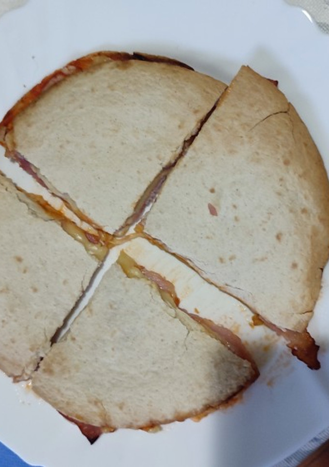 Una foto de Quesadilla de bacon