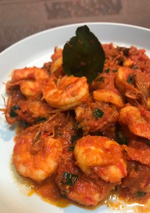 Foto resep Udang saus padang