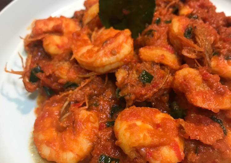 Cara Gampang Membuat Udang saus padang Anti Gagal