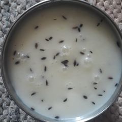 A picture of Masala buttermilk.