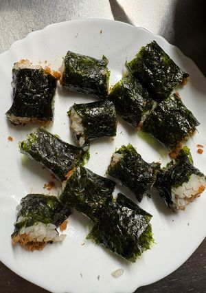 海苔飯卷 的食譜成品照片