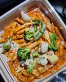 Red sauce indian style penne pasta