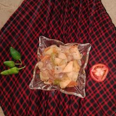 A picture of Potato 🥔 karahi.
